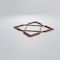 Ekena Millwork Small Kiowa Decorative Fretwork Wood Wall Panels, Walnut, 11 3/8"W x 11 3/8"H x 3/8"T WALW12X12X0375KWAWA - alternate 5